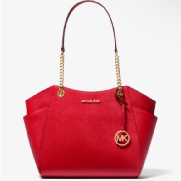 Michael Kors Red Bag NEW - Picture 1 of 7